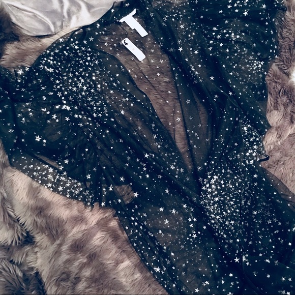  Victoria’s Secret Silver Star Kimono XS / S - Picture 5 of 5